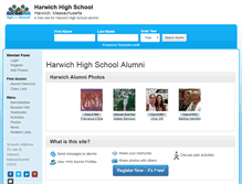 Tablet Screenshot of harwichhighschool.org